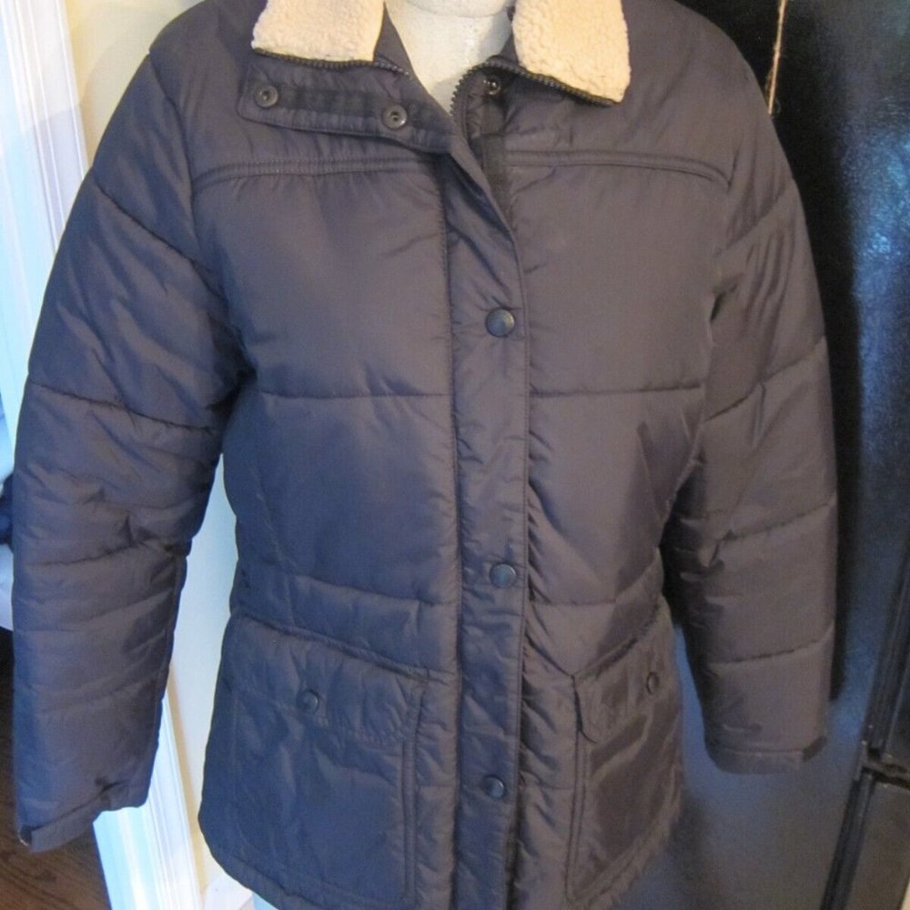 LANDS' END SUPER CUTE LIGHTWEIGHT BLACK JACKET size Small  6/8